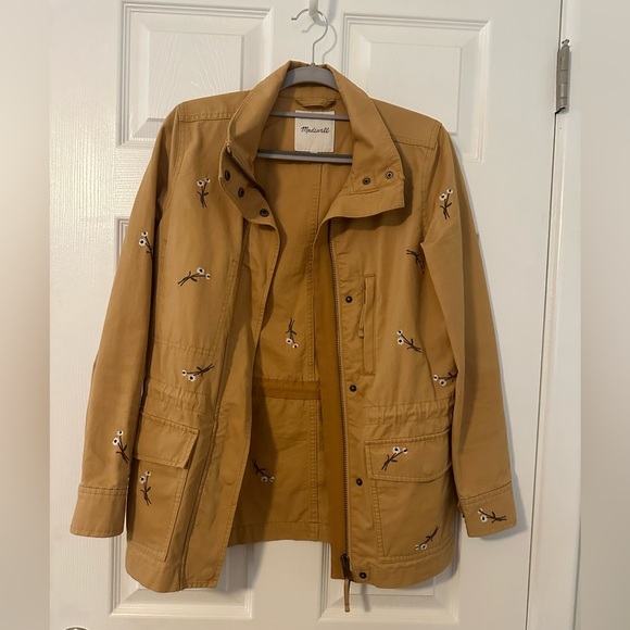 EUC worn once Madewell Embroidered Passage Jacket XS - Picture 4 of 7